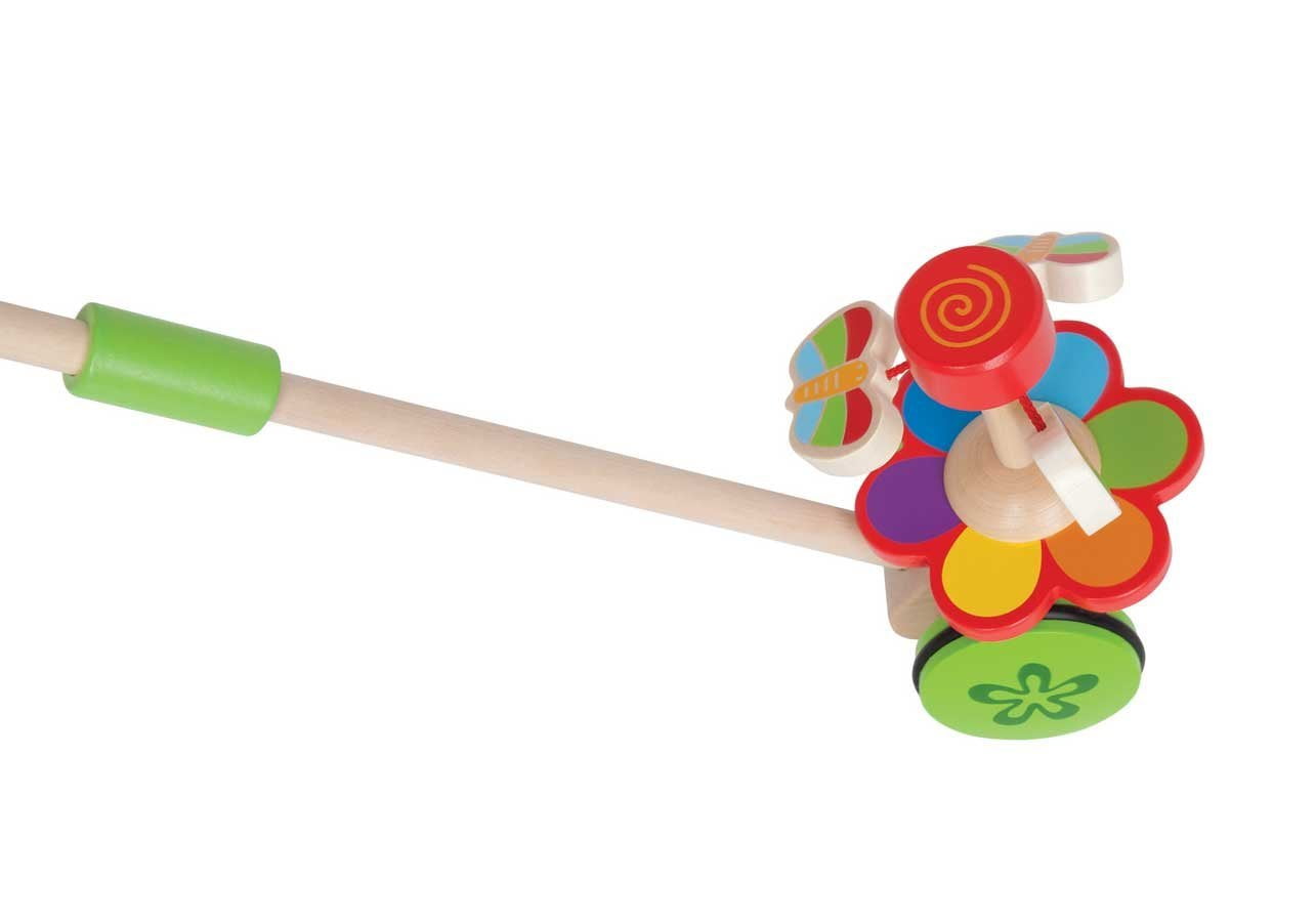 hape butterfly push toy
