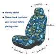 thumbnail image 3 of Fuzoiu Heavy Equipment Machinery Print Elastic Car Seat Covers, Seat Cover Protector,Universal Fit Interior Covers for Most Cars,Washable Seat Cover Non Slip for SUV,Sedan,Van, 3 of 5
