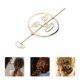 thumbnail image 2 of Soporte para moño con palo, pinza para el cabello exagerada para mujer, palillo de metal hueco, joyería elegante para el cabello, accesorio chino único para moños, 2 of 7