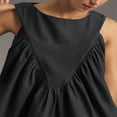 thumbnail image 6 of Womens Peplum Babydoll Tank Tops Summer Sleeveless Loose T Shirts Casual Shirred Flowy Tops, 6 of 7