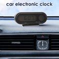Wewean 2 in 1 Car Digital Thermometer Clock, Digital Accurate
