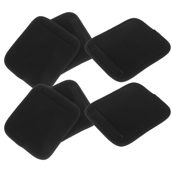 6 Pcs Black Duffle Bag Padding Shoulder Strap Straps Cushion Pads for Bags Comfortable Backpacks