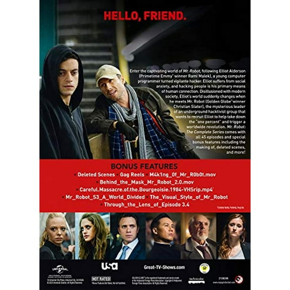 Mr. Robot: Season_1.0-4.0 [DVD]