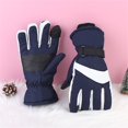 thumbnail image 2 of Soyumi Thermal Heated Gloves for Harsh Cold Weather - Winter Work & Outdoor Gloves for Men Women, Waterproof Touchscreen Ski Snow Running Hunting Gloves with Fleece Lining, Navy, 2 of 3