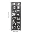 thumbnail image 3 of Halloween Nail Art Plaques Image Timbre Modèles Estampage Manucure Clou Estampeuse, 3 of 6