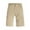 B, variant on Mens Cargo Shorts Casual Elastic Waist Solid Breathable Shorts with Button Pockets Outdoor Work Loose Short Pants for Men A L