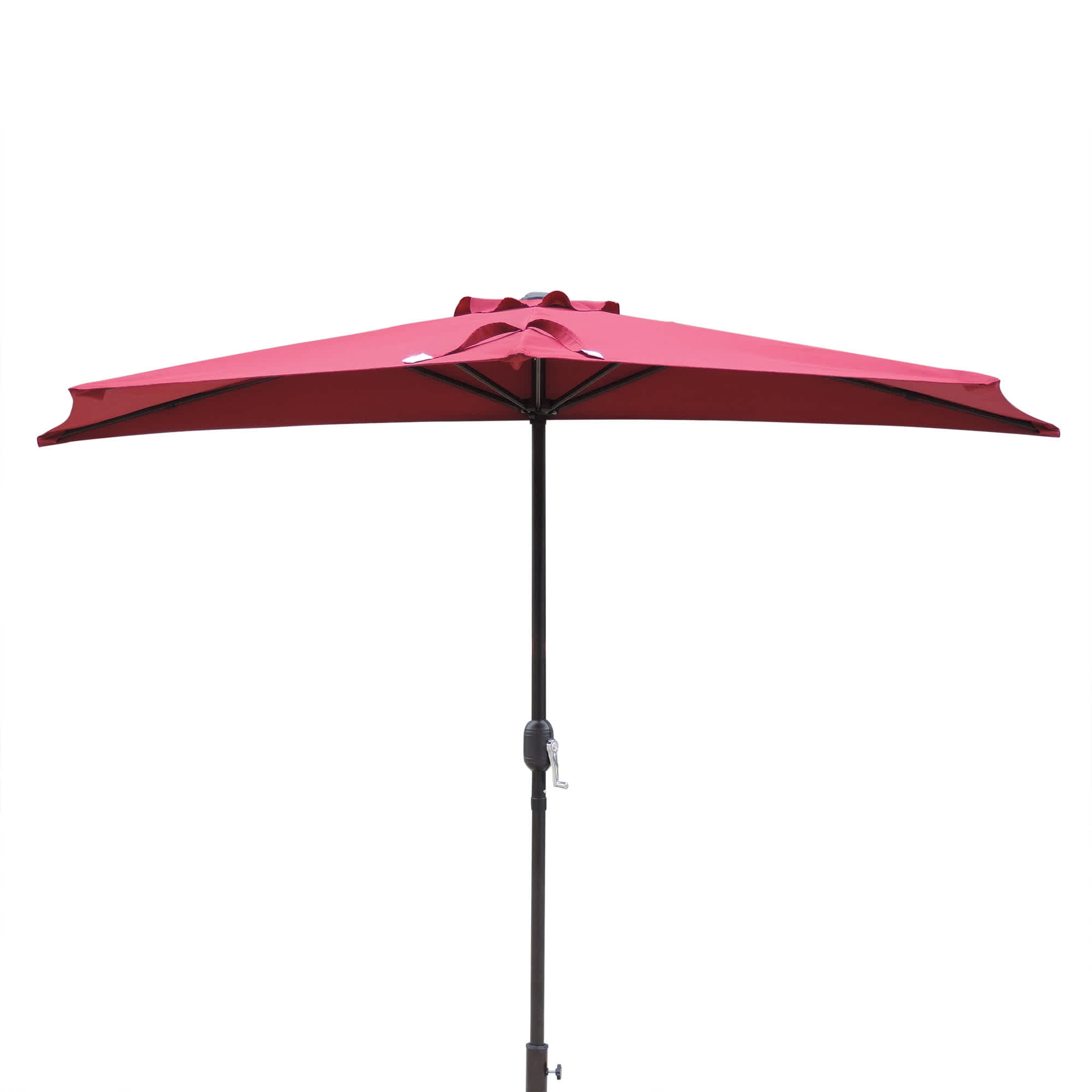 Island Umbrella Lanai 9ft Half Umbrella in Polyester