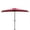 Red, variant on Island Umbrella Lanai 9-ft Half Umbrella in Polyester