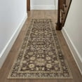 thumbnail image 6 of BERTHMEER 2'x8' Runner Rugs for Hallway Entryway Bathroom Bedroom Laundry Kitchen Non Skid Washable Brown Vintage Oriental Traditional Distressed Accent Runner Rugs, 6 of 6