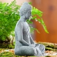 thumbnail image 3 of Buda sentado para acuario, figura de Buda asiático para acuario, estatua de Buda para pecera de jardín zen, 3 of 6