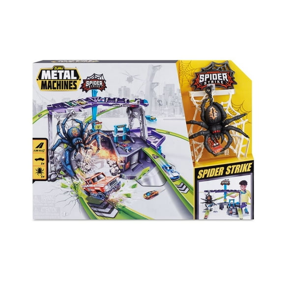 Ensemble de jeu de garage et attaque de l'araignée Metal Machines