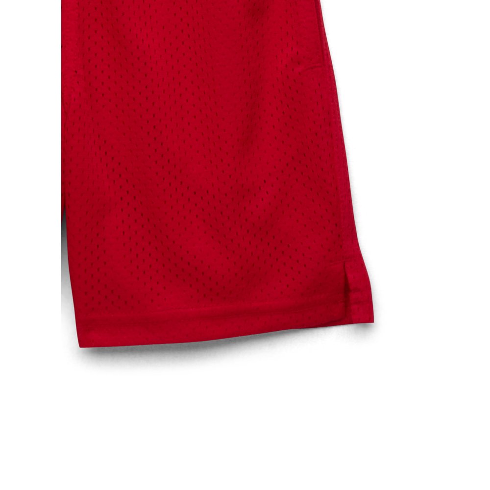 Athletic Works Boys Mesh Performance Shorts — Brilliant Red - 6-Piece Bulk Bundle 3