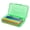 Green, variant on 1 Pack Plastic Pencil Box Large Capacity Pencil Boxes Clear Boxes with Snap-tight Lid Stackable Design and Stylish Office Supplies Storage Organizer Box, Yellow