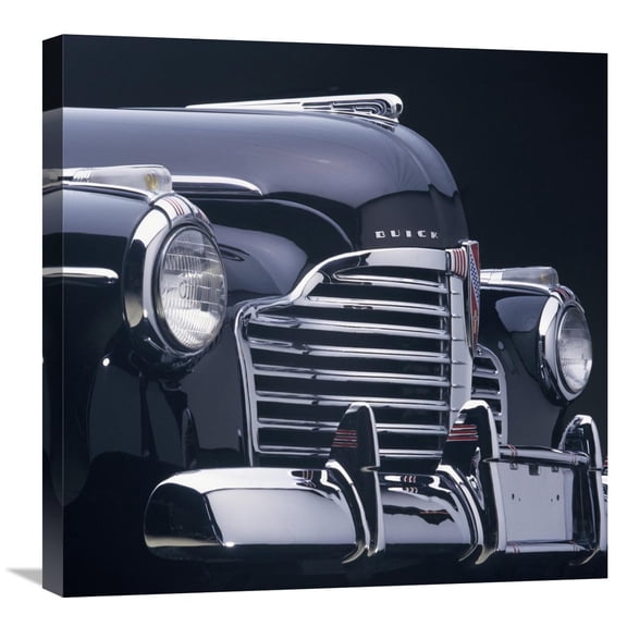 Global Gallery Peter Harholdt 'Detail of 1941 Buick Super 4-Door Convertible' Canvas Wall Art