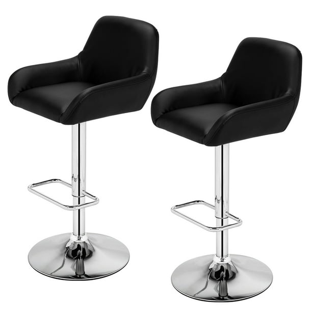 Pu Leather Bar Stool Dining Chairs, What Height Bar Stool For 3 Foot Counter