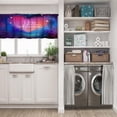 thumbnail image 5 of LALILO Kitchen Curtain Valance Man Traveler Mountain Rod Pocket Window Curtain 52"x 18" Set of 2, 5 of 7