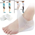 thumbnail image 3 of Invisible Height Increase Socks Heel Pads,Elastic Massage Silicone Insoles Foot,Breathable Invisible for Men Women, 3 of 8
