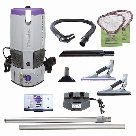 Proteam Cordless Vacuum Kit, Li-Ion, 10A Current, Voltage: 36 V 107645