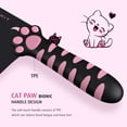 thumbnail image 3 of Juego de Cuchillos Meowkit de 5 Piezas con Bloque de Gato - Acero de Alto Carbono, Negro, 3 of 8