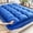 Blue, variant on Ultra-thick mattress cover, with cushioning, machine washable, comfortable and breathable(black,Twin)