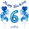 thumbnail image 1 of Ensemble de Décorations de Ballons d'Anniversaire Décorations de Fête d'Anniversaire Accessoire Intéressant pour Séance Photo d'Anniversaire Accessoire et Fête d'Anniversaire 6, 1 of 9