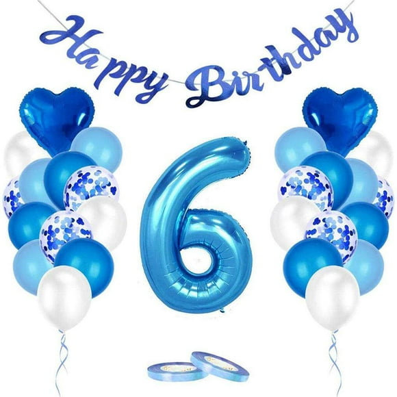 Ensemble de Décorations de Ballons d'Anniversaire Décorations de Fête d'Anniversaire Anniversaire Exquis pour Accessoire de Séance Photo d'Anniversaire et Fête d'Anniversaire 6