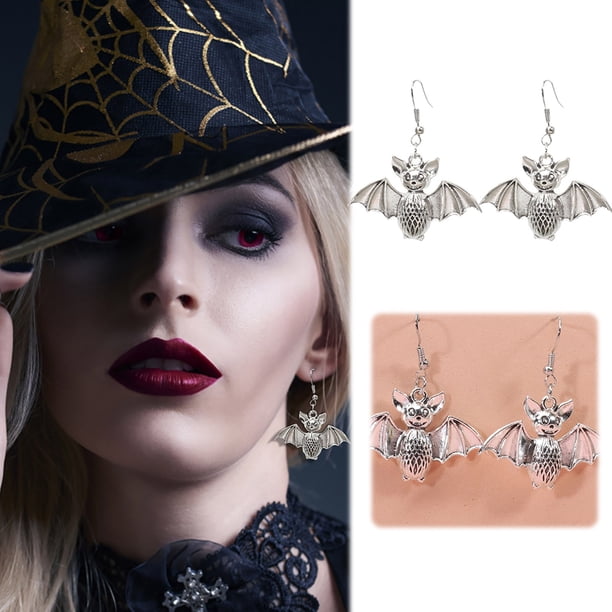 WILLBEST Paquete De Aretes Mujer Pendientes Temáticos Pendientes Acrílicos Únicos Pendientes Pendientes De Murciélago Joyas Para Mujer Accesorios De Exageración De Fiesta