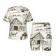 thumbnail image 1 of Fotbe Farm Animals 2 Pijama Estampada de 2 Piezas para Niños – Ropa de Dormir de Manga Corta Cómoda para Niños y Niñas, Camiseta y Shorts de Algodón-4X-Large, 1 of 6