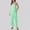 Mint Green, variant on Sentmoon Music Festival Rompers Women Overalls Regular Fit Solid Color Sleeveless Adjustable Strap Jumpers for Women with Pockets S-3XL