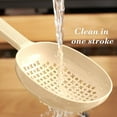 thumbnail image 4 of Dvkptbk Large Leaky Spoon Food Soup Skimmer Slotted Tea Strainer and Bar Stirring Spoon with Stirrer Pourer Leaky Spoon Kitchen Utensils & Gadgets, 4 of 6