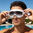 thumbnail image 6 of Btomtd Unisex Adult Swim Goggles, Anti-Fog and Waterproof, Large Frame UV Protection Swimming Goggles (Gray), 6 of 6