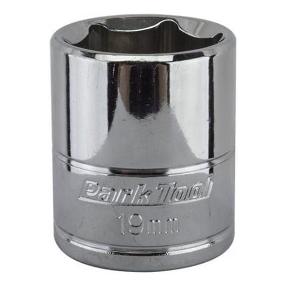 PARK TOOL TOOL SOCKET 3/8 DRIVE PARK 1656 SOCKET 19mm