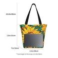 thumbnail image 3 of Balery Vibrant Sunflower Painting Bolsa de Hombro con Diseño, Bolsa Grande y Duradera, Bolsa Versátil para Compras, 3 of 6