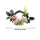 thumbnail image 2 of Guirnalda de flores artificiales Simulación Decoración floral Guirnalda Tela de plástico Guirnalda de flores falsas, Rosa tholdsy HA7398-05B, 2 of 6