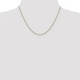 thumbnail image 4 of Diamond2Deal 14K Yellow Gold .9 mm Box Chain Necklace for Women 18", 4 of 6