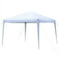 thumbnail image 4 of 10x10ft Pop Up Canopy Outdoor Patio Portable Folding Instant Lightweight Gazebo Shade Tent w/Adjustable Height, Carrying Bag White, 4 of 14