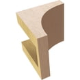 thumbnail image 6 of 4"W x 4"D x 4"H Wide Huntington Rough Cedar Woodgrain TimberThane Corbel, Primed Tan, 6 of 6