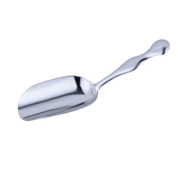 Inteprter Cena de acero inoxidable Mini cuchara de té curvada doméstico Fruta Aperitivo Postre Cuchara de té Type3 Inteprter JJ17690-00