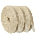 thumbnail image 7 of 3 Rolls 32.8 Yard Natural Burlap Ribbons 0.59 inch Rustic Jute Ribbon 10 M Each Tan Ribbon Thin Twine Ribbon Ribbon for Crafts Christmas Bow Gift Wrapping Weddings, 7 of 7