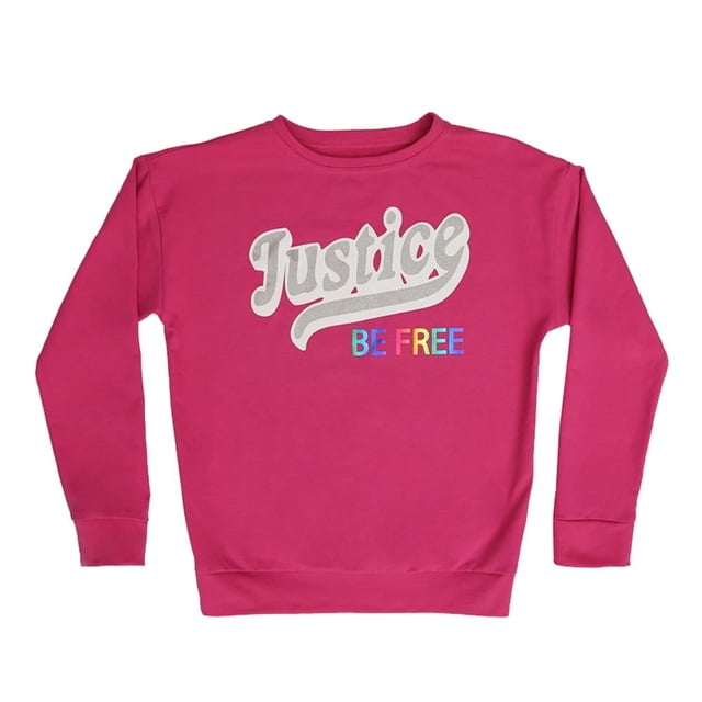 Sudadera Justice Talla 12 Fucsia