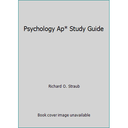 Pre-Owned Psychology Ap* Study Guide (Paperback) 1429234962 9781429234962