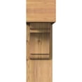 thumbnail image 2 of Ekena Millwork 7 1/2"W x 22"D x 22"H Olympic Block Smooth Bracket w/ Offset Brace, Western Red Cedar, 2 of 25