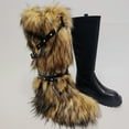 thumbnail image 6 of Fashionable Plush Leg Warmers for Ladies Grunge Rivets Thick Warm Furry Boot Covers Socks for Winter and Themed Event, 6 of 8