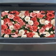 thumbnail image 7 of License Plate, Multicolored Rose Cluster Decorative Front,Personalized Stainless Steel License Plate Cover For Men Women,12.2" X 6.2", 7 of 7