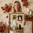 thumbnail image 3 of Ghost Diamond Art Painting Kit, Potty Ghost & Portrait 5D Diamond Painting Dots Art Kit for Adults Beginner, DIY Full Round Gem Crystal Art Paint by Diamond, 11.8" x 15.7" Home Wall Decor, 3 of 7