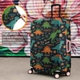 thumbnail image 4 of DarkBlue Cartoon Dinosaurs Names Pattern Luggage Cover Fashion Suitcase Cover Baggage Covers Fit 25-28 Inch Luggage (Go Travel), 4 of 5