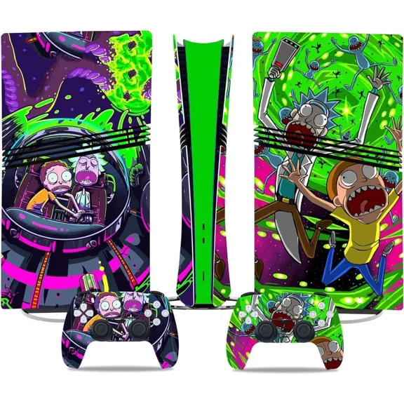 Decal Skin for PS5 Pro Digital, PS5 Pro Digital Console and Controllers Accessories Covers, Vinyl Skin Stickers for PS5 Pro Digital Edition