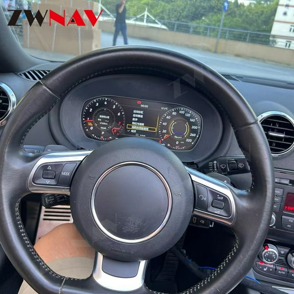 ZWNAV 12.3 inch car LCD digital instrument panel instrument cluster speedometer suitable for Audi TT