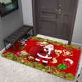 thumbnail image 3 of VIKAMA1pc Felpudo de terciopelo de cristal navideño, felpudo para puerta, decoración navideña, felpudo moderno y sencillo para el hogar, felpudo antideslizante para decoración del hogar, 3 of 4