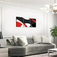 thumbnail image 3 of Hieng Kids Red Black White Wall Paintings Abstract Canvas Wall Hieng for Living Room Bedroom Boys Girls Modern Abstract Hieng Posters Pictures Bathroom Wall Decor Modern Hiengwork, 3 of 6